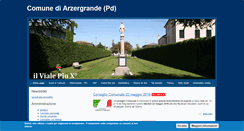 Desktop Screenshot of comune.arzergrande.pd.it